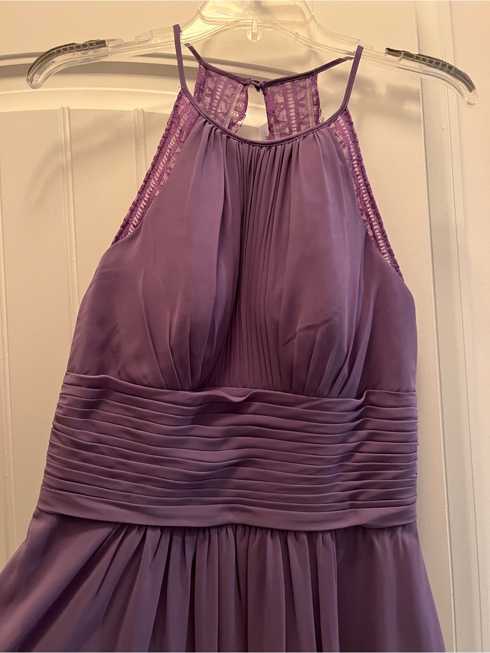 Azazie Lavender Halter Maxi Dress